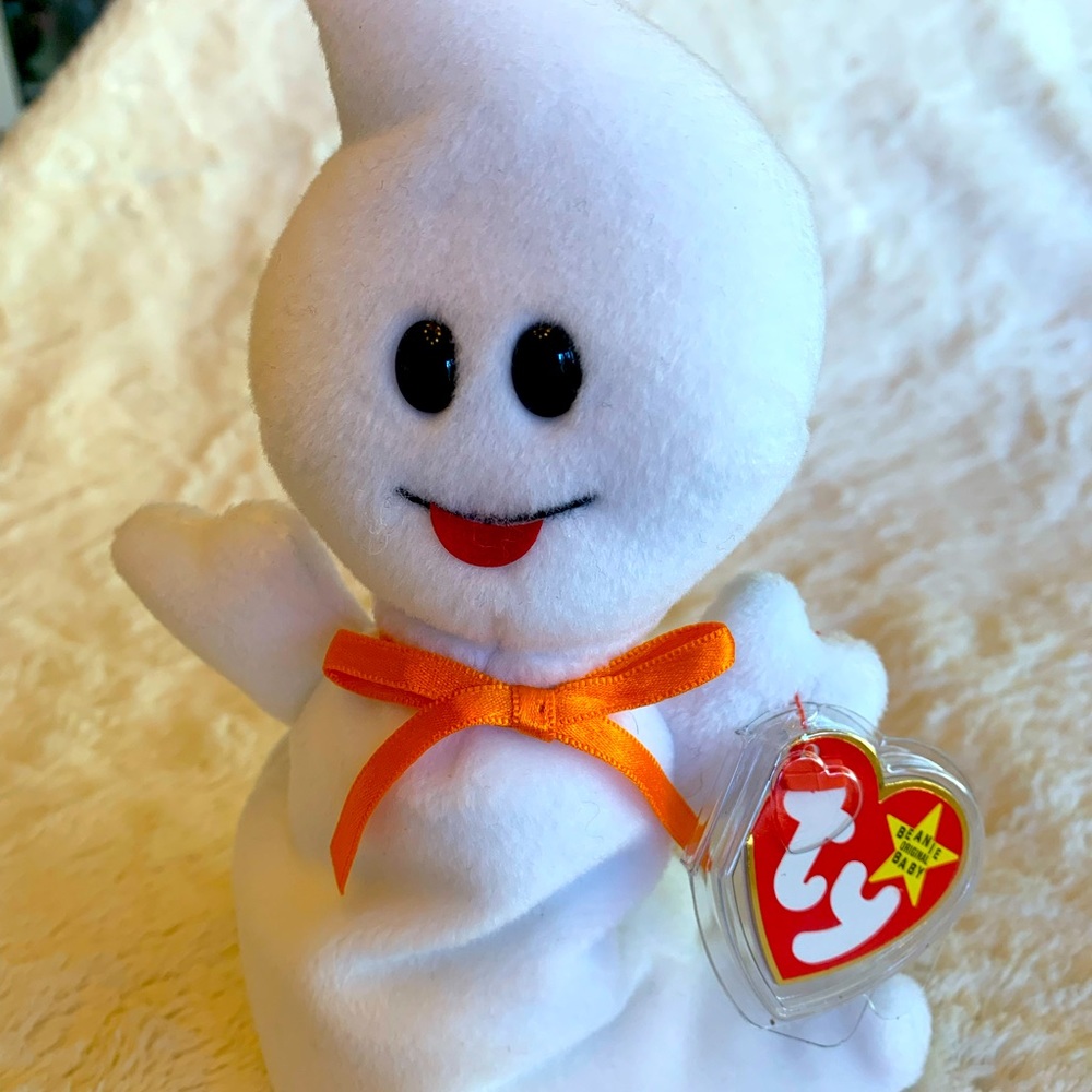 Spooky the ghost Ty beanie baby style 4090
